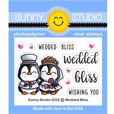 Sunny Studio Clear Stamps - Wedded Bliss